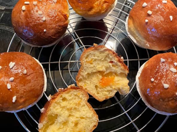 Mini Panettone aux clémentines confites