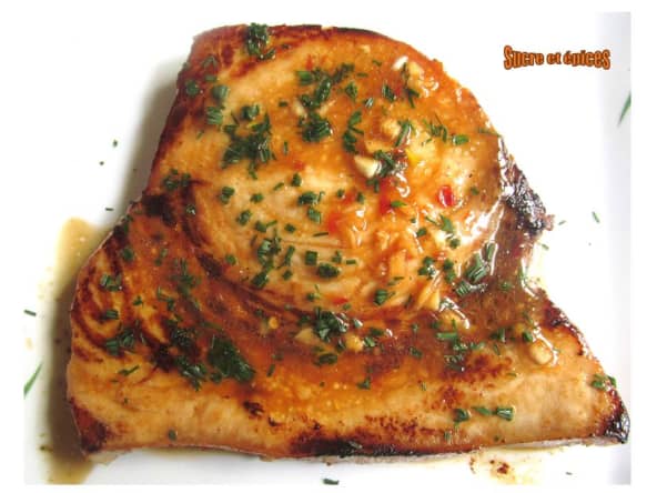 Steaks d'espadon grillés façon thaï 