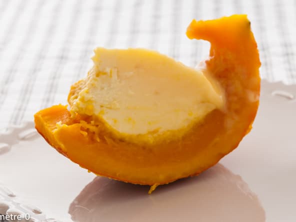 Flan dans un potimarron (cuisson vapeur)