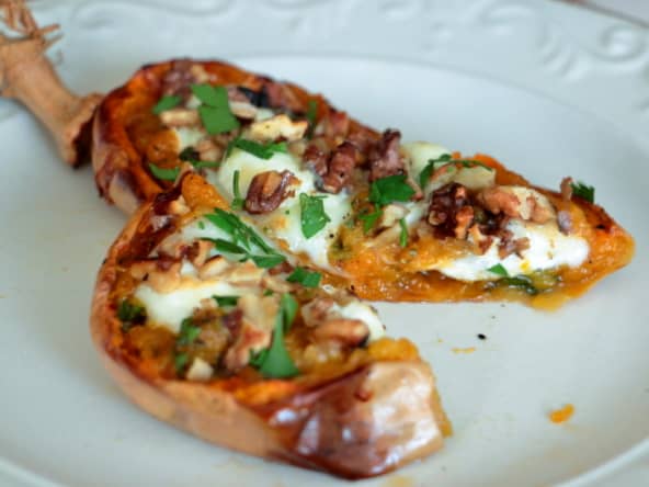 Butternut rôtie à la burrata