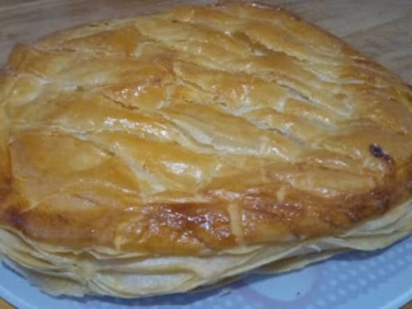 Galette des rois facile aux pommes