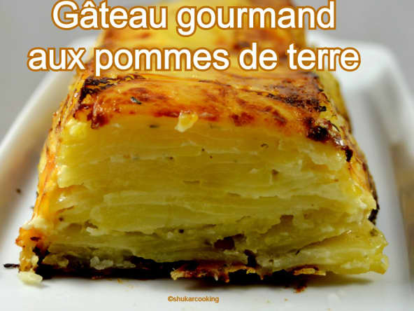 Gâteau gourmand aux pommes de terre