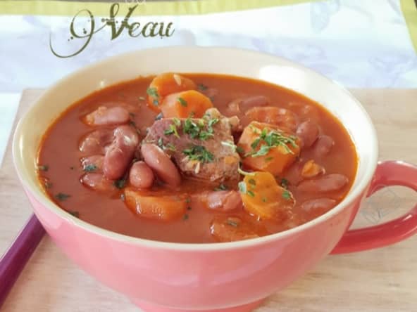 Loubia hamra au veau : une recette de ragoût d'haricots algérien