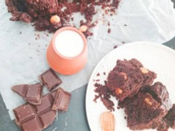 Le meilleur brownie vegan hyper fondant