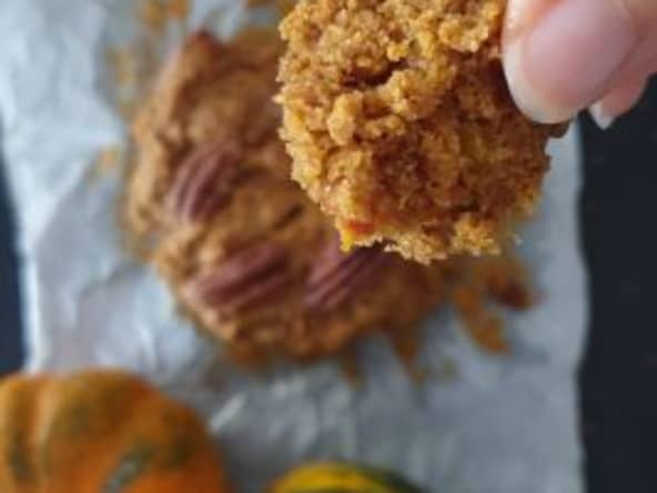 Blondie vegan purée de courge et amande