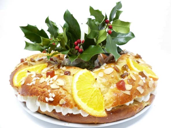 Roscón de reyes (gâteau des rois espagnol)