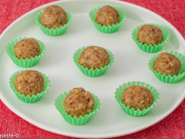 Bouchées aux noix et au café