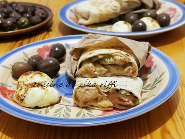 CHAWERMA ORIENTALE ET TURC AU POULET - FAIT MAISON