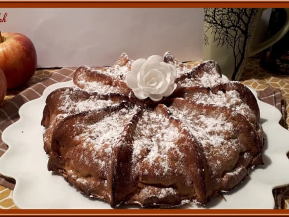 Gâteau aux pommes et calvados