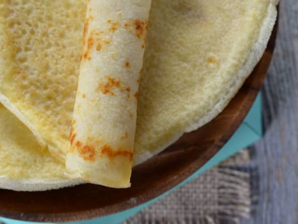 Crêpes maison au beurre