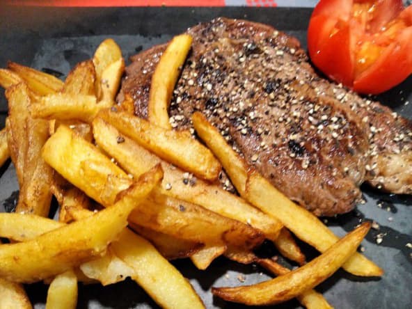 Entrecôte-frites maison