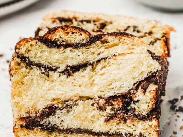 Babka au chocolat noir