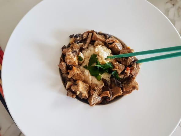 Porc sauce soja, ou que faire avec un reste de jambon cuit ?