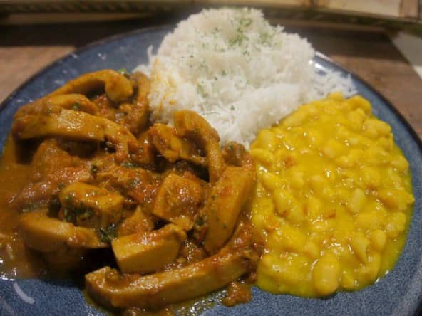 Cari calamars créole - Recette Réunion