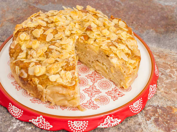 Gâteau aux pommes moelleux et croustillant