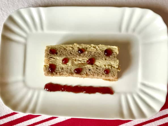 Opéra de foie gras aux figues