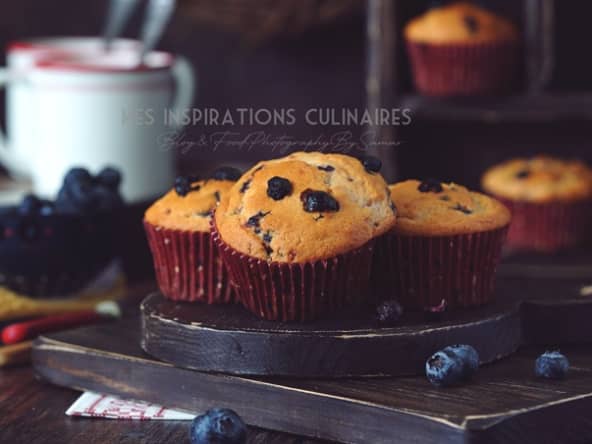 Muffin aux myrtilles : la recette américaine facile et rapide