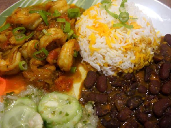 Rougail Crevettes de l'ile Maurice