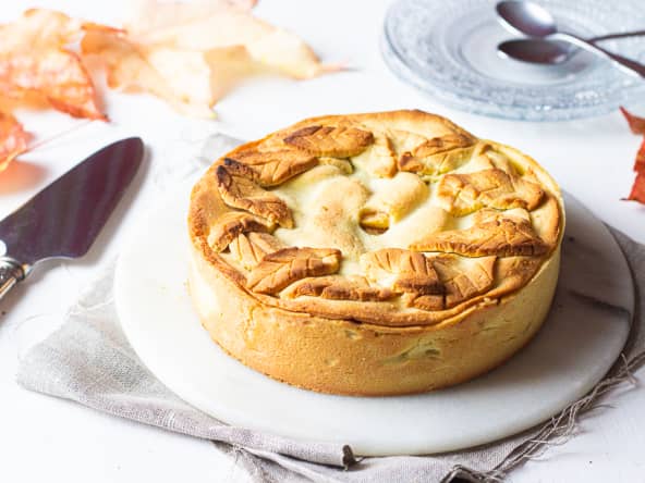 Tourte aux pommes pour le dessert