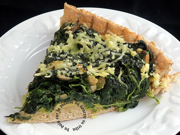Tarte aux épinards IG bas