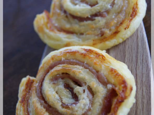 Escargot au jambon cru