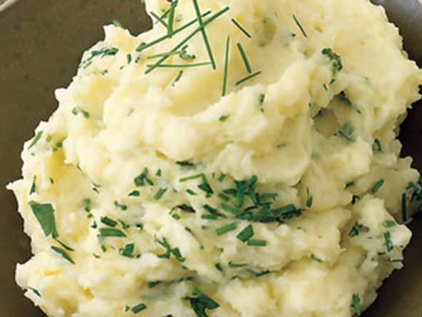 Purée de pommes de terre aux herbes