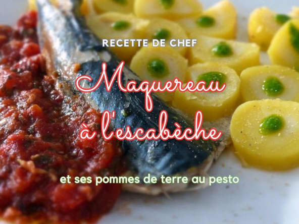Maquereau et marinade à l'escabèche