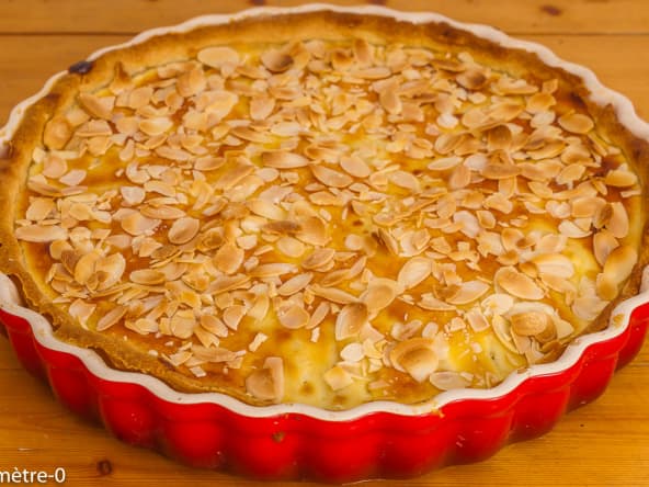 Tarte italienne aux poires et à la ricotta