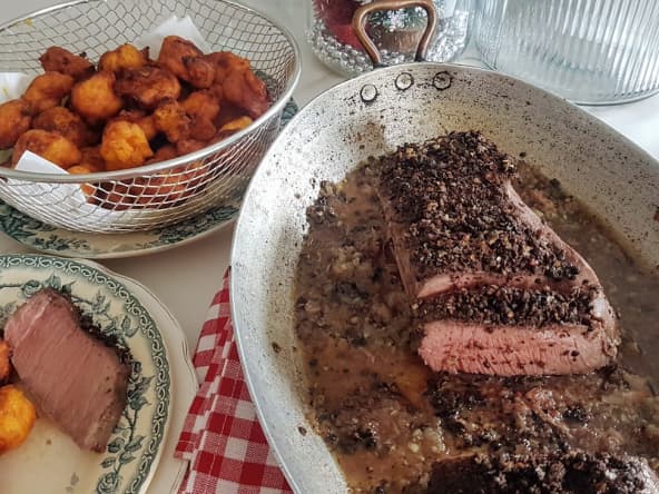 Rosbif ou rôti de boeuf aux poivres, inratable