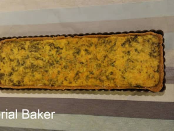 Tarte salée au cresson