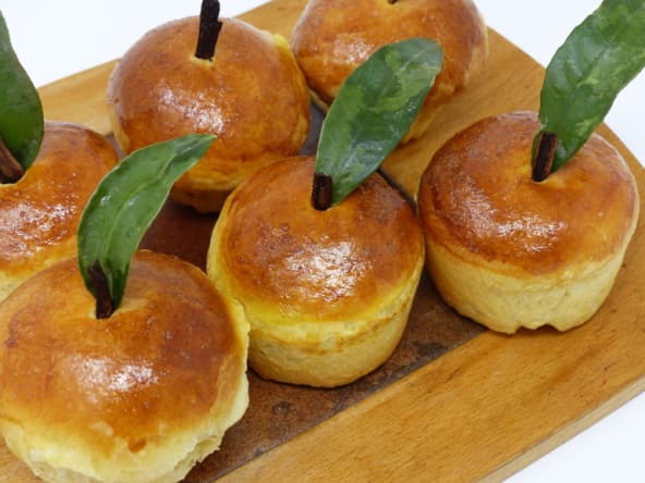 Briochettes fourrées aux pommes