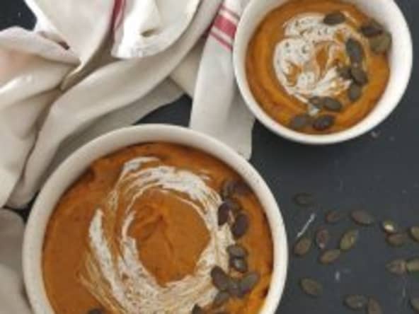 Velouté potimarron patate douce