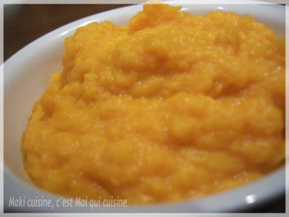 Purée de carottes au curry