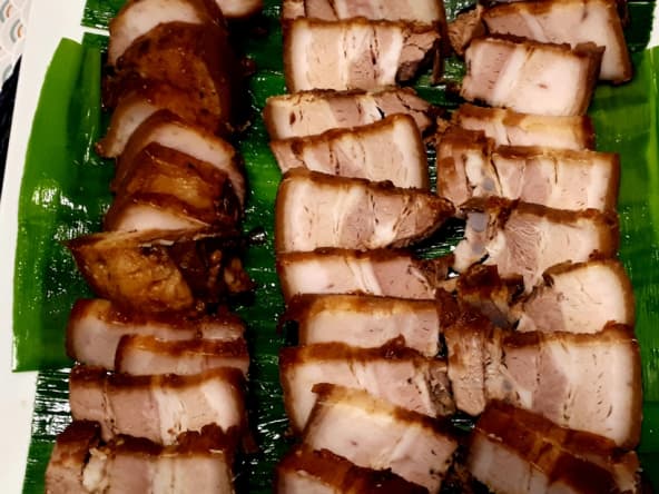 Poitrine de cochon nippone confite