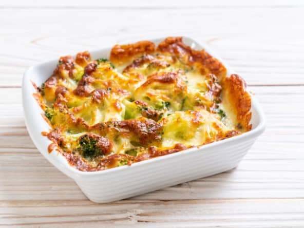 Gratin de brocoli et poulet - Recette Weight Watchers