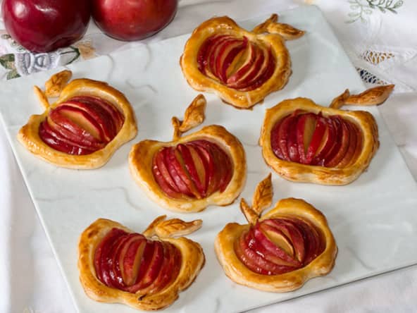 Tartelettes feuilletées aux pommes