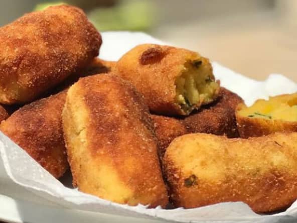 Crocchè di Patate Napoletani : croquettes de patate