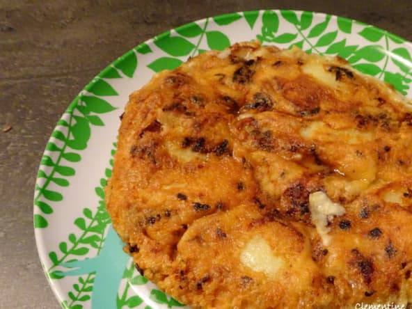 Frico - Tortino di formaggio Montasio alla friulana - Omelette au fromage