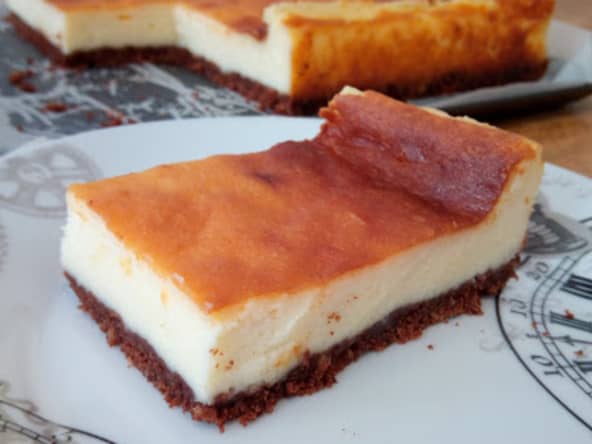 Le cheesecake au chocolat blanc