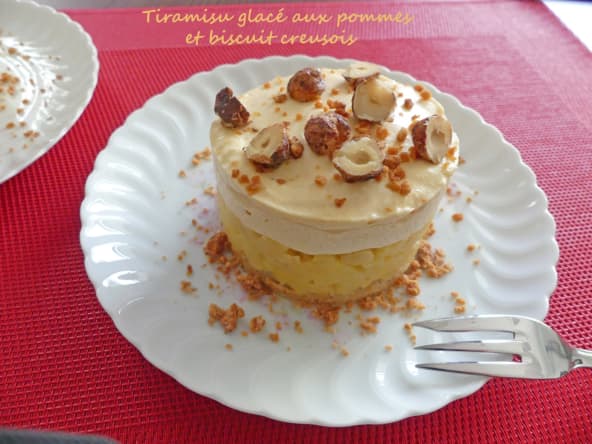 Tiramisu glacé aux pommes
