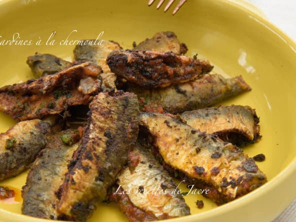 Sardines à la chermoula (sauce utilisée dans la cuisine berbère)