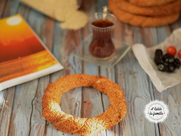 Recette originale de simit - petit pain turc au sésame
