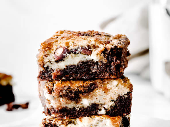 Brownies marbré au chocolat