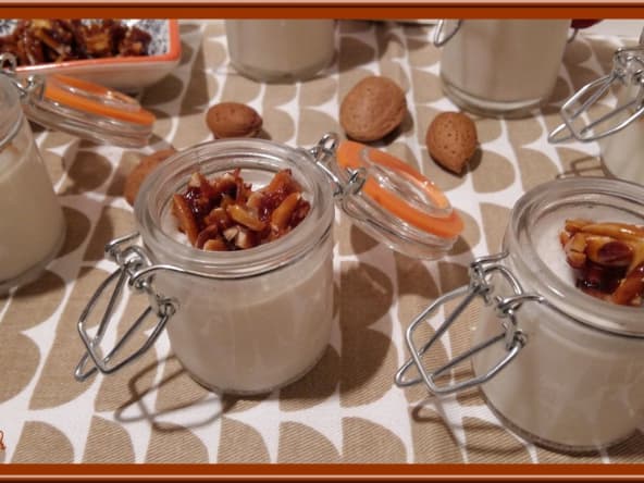 Panna cotta au lait d’amandes