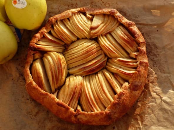Tarte rustique aux pommes