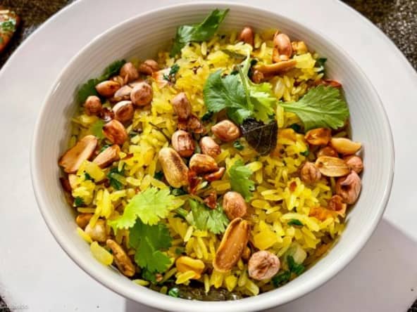 Poha : des flocons de riz cuisinés à l’indienne