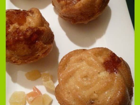 Bouchées Fleurs ananas-papaye