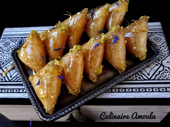 Briouates aux amandes et à la crème de citron