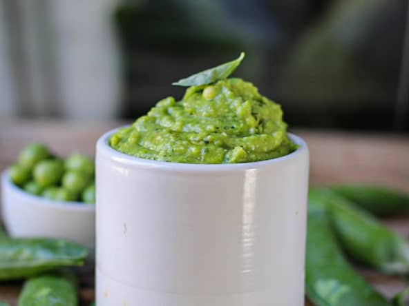 Pesto de petits pois
