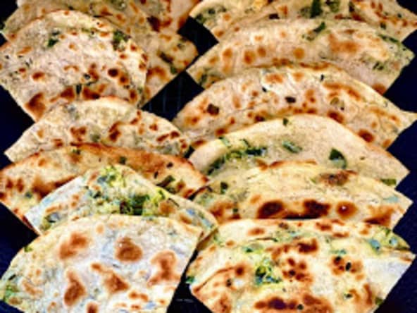 Galettes à l'ail des ours